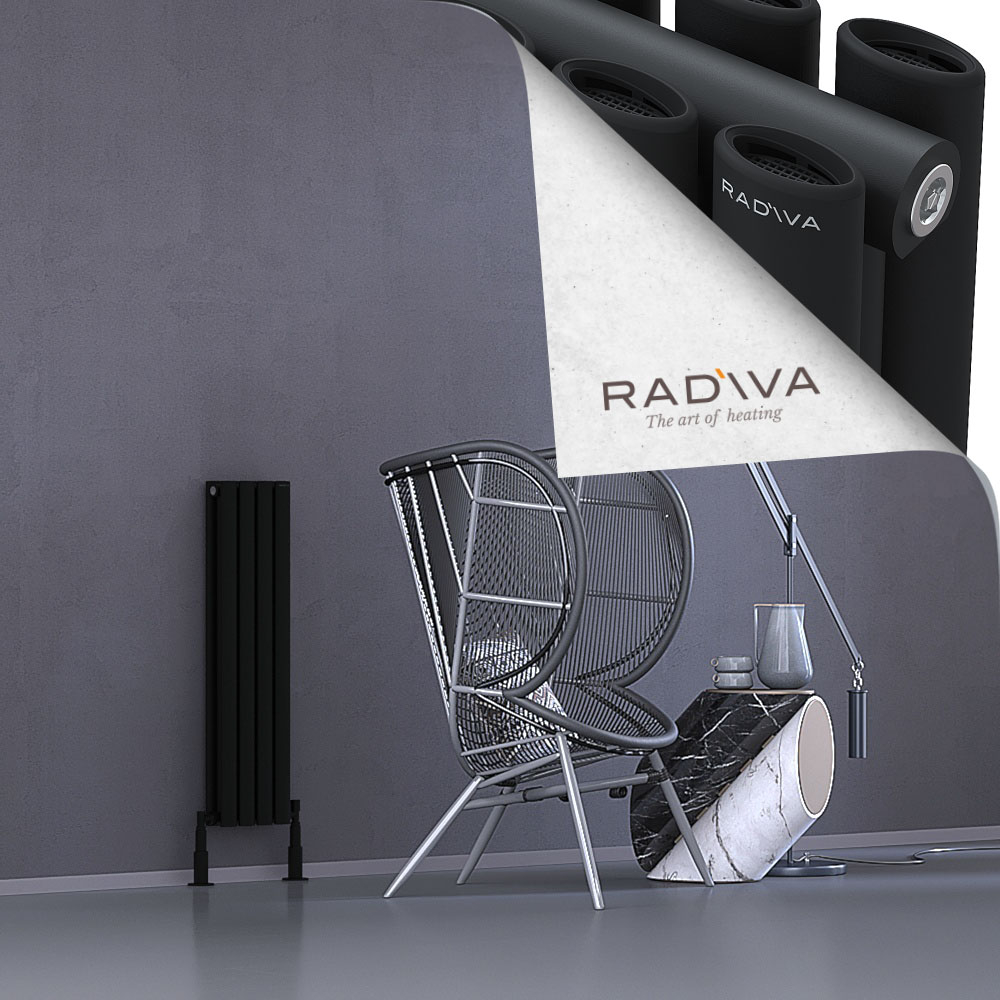 Tano Aluminium Radiator 900x224 Black - 1