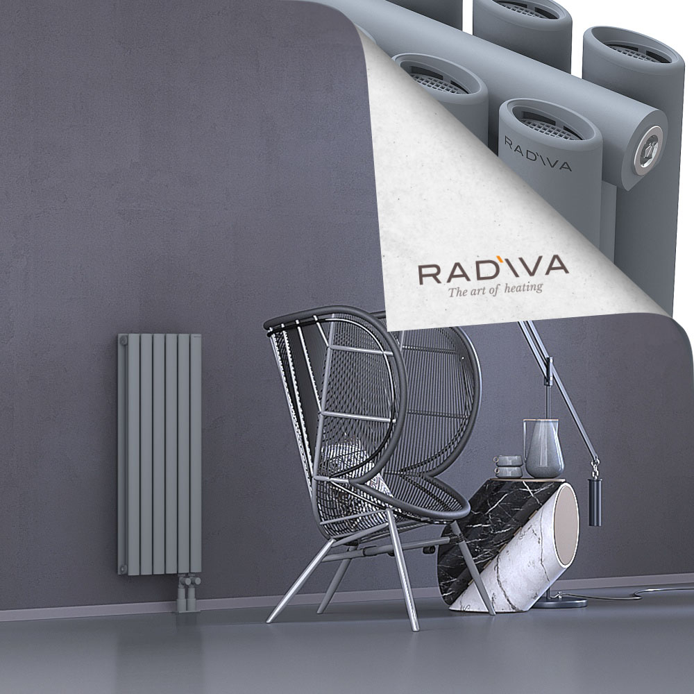 Tano Aluminium Radiator 900x340 Grey - 3