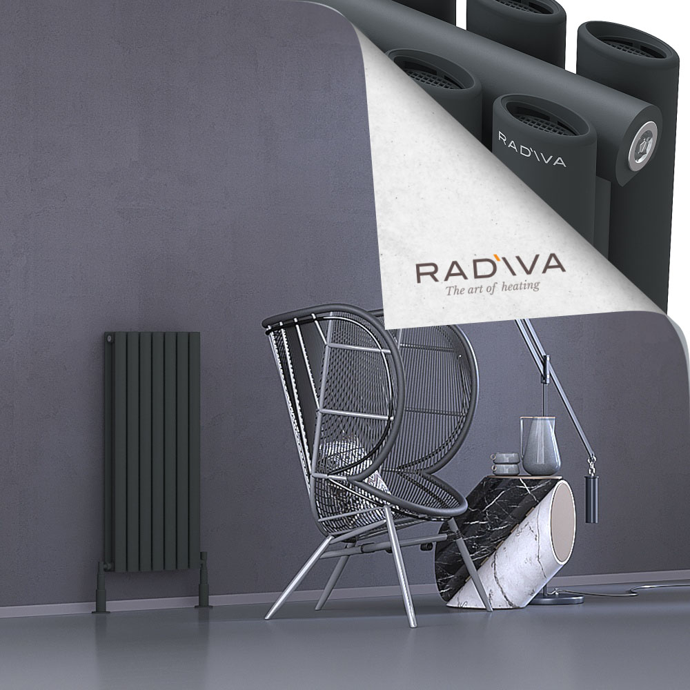 Tano Aluminium Radiator 900x398 Dark Anthracite - 1
