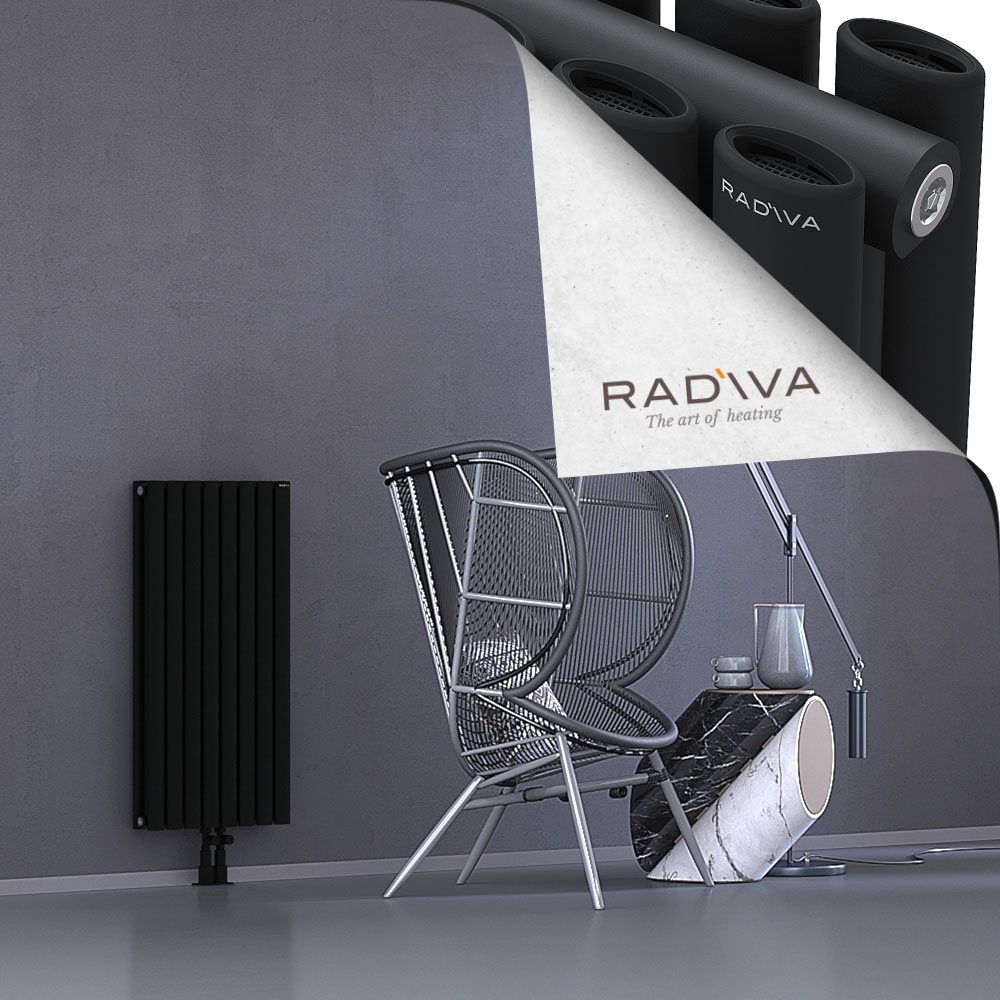 Tano Aluminium Radiator 900x456 Black - 2