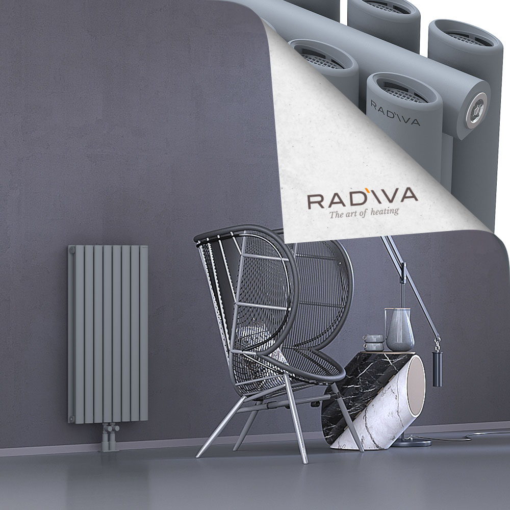 Tano Aluminium Radiator 900x456 Grey - 2
