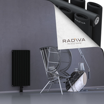 Tano Aluminium Radiator 900x514 Black Bottom Middle 50mm