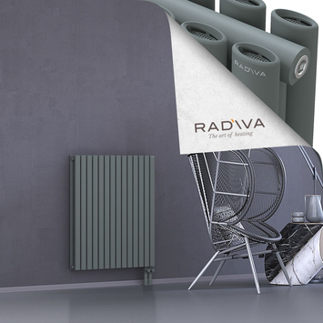 Tano Aluminium Radiator 900x804 Anthracite Bottom Right 50mm