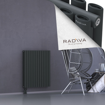 Tano Aluminium Radiator 900x804 Dark Anthracite Bottom Left 50mm