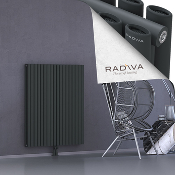 Tano Alüminyum Radyatör 1200x1036 Koyu Antrasit Alt Orta 50mm