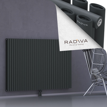Tano Alüminyum Radyatör 1200x1906 Koyu Antrasit Alt Orta 50mm