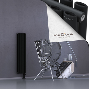 Tano Alüminyum Radyatör 1200x282 Siyah Alt Sağ 50mm