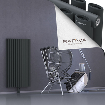 Tano Alüminyum Radyatör 1200x688 Koyu Antrasit Alt Orta 50mm