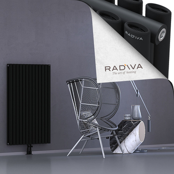 Tano Alüminyum Radyatör 1200x746 Siyah Alt Orta 50mm