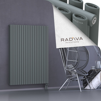 Tano Alüminyum Radyatör 1500x1210 Antrasit Alt Sağ 50mm