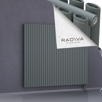 Tano Alüminyum Radyatör 1500x2022 Antrasit Alt Sağ 50mm