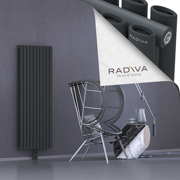 Tano Alüminyum Radyatör 1500x572 Koyu Antrasit Alt Orta 50mm