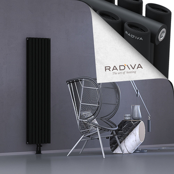 Tano Alüminyum Radyatör 1600x398 Siyah Alt Orta 50mm