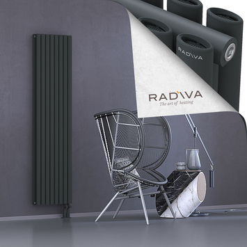 Tano Alüminyum Radyatör 1800x456 Koyu Antrasit Alt Sağ 50mm