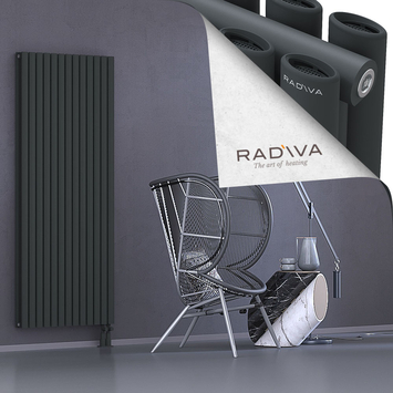Tano Alüminyum Radyatör 1800x746 Koyu Antrasit Alt Sağ 50mm