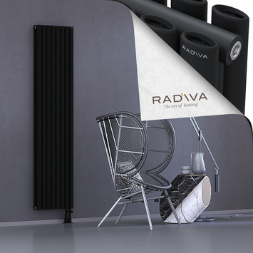 Tano Alüminyum Radyatör 1900x456 Siyah Alt Sağ 50mm