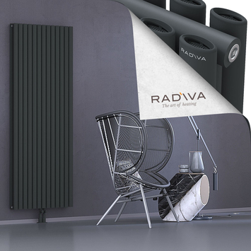 Tano Alüminyum Radyatör 1900x746 Koyu Antrasit Alt Orta 50mm