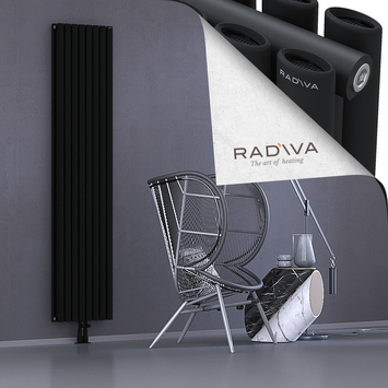 Tano Alüminyum Radyatör 2000x456 Siyah Alt Orta 50mm