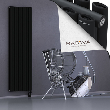 Tano Alüminyum Radyatör 2000x630 Siyah Alt Sağ 50mm