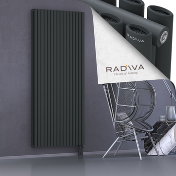 Tano Alüminyum Radyatör 2000x920 Koyu Antrasit Alt Sağ 50mm
