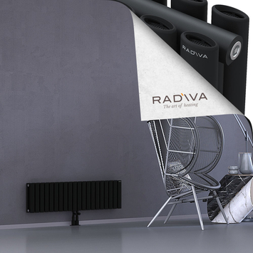 Tano Alüminyum Radyatör 300x1152 Siyah Alt Orta 50mm