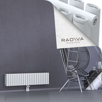 Tano Alüminyum Radyatör 300x1326 Beyaz Alt Orta 50mm