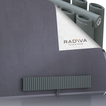 Tano Alüminyum Radyatör 300x2080 Antrasit Alt Orta 50mm