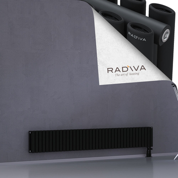Tano Alüminyum Radyatör 300x2196 Siyah Alt Sağ 50mm