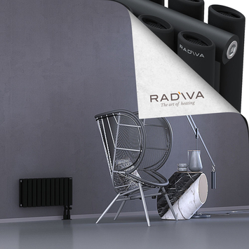 Tano Alüminyum Radyatör 300x630 Siyah Alt Sağ 50mm