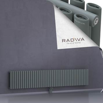 Tano Alüminyum Radyatör 400x2428 Antrasit Alt Orta 50mm