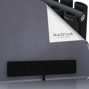 Tano Alüminyum Radyatör 400x2428 Siyah Alt Orta 50mm