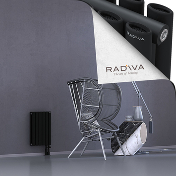 Tano Alüminyum Radyatör 500x340 Siyah Alt Sağ 50mm