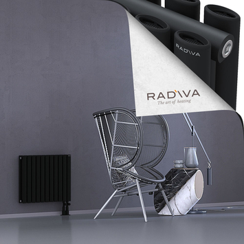Tano Alüminyum Radyatör 500x630 Siyah Alt Sağ 50mm