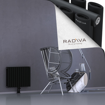 Tano Alüminyum Radyatör 500x688 Siyah Alt Orta 50mm