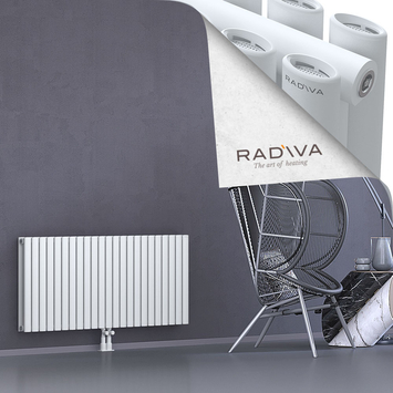 Tano Alüminyum Radyatör 600x1326 Beyaz Alt Orta 50mm