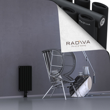 Tano Alüminyum Radyatör 600x340 Siyah Alt Orta 50mm