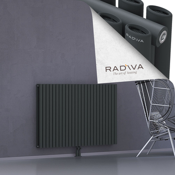Tano Alüminyum Radyatör 900x1442 Koyu Antrasit Alt Orta 50mm