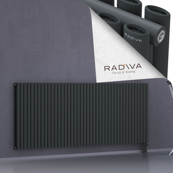 Tano Alüminyum Radyatör 900x2428 Koyu Antrasit Alt Sağ 50mm