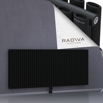 Tano Alüminyum Radyatör 900x2428 Siyah Alt Orta 50mm
