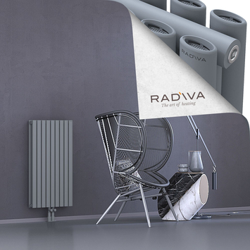 Tano Alüminyum Radyatör 900x514 Gri Alt Orta 50mm