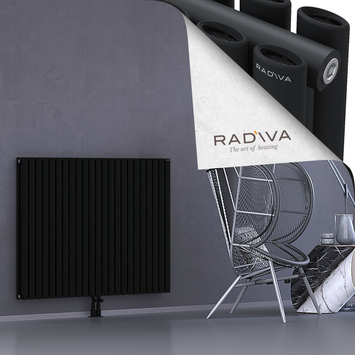 Tano Radiateur En Aluminium 1000x1326 Noir Bas Milieu 50mm