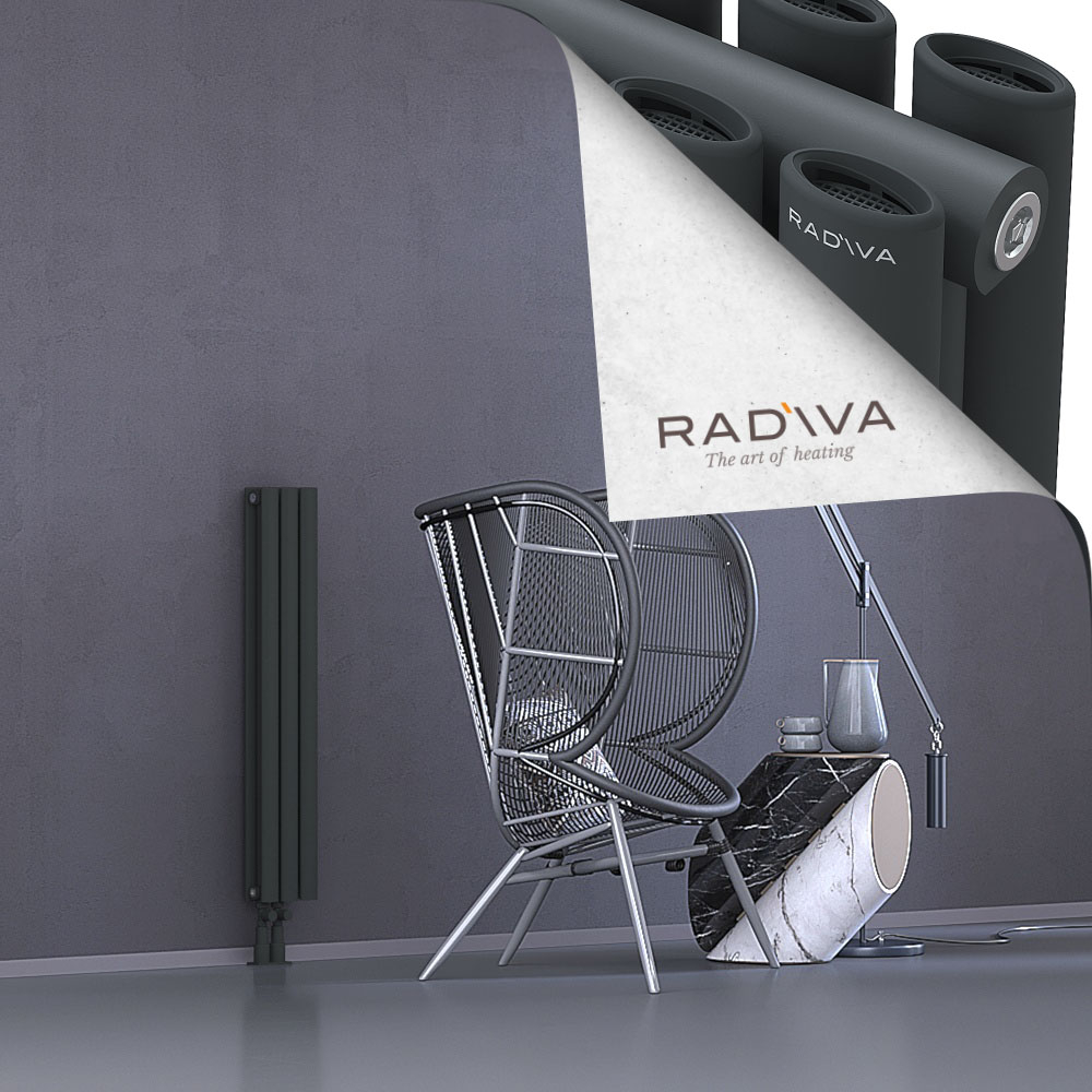 Tano Radiateur En Aluminium 1000x166 Anthracite Foncé - 4