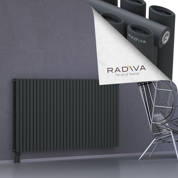 Tano Radiateur En Aluminium 1000x1848 Anthracite Foncé Bas à gauche 50mm