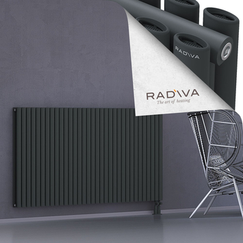 Tano Radiateur En Aluminium 1000x1906 Anthracite Foncé Bas à droite 50mm