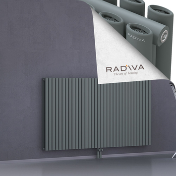 Tano Radiateur En Aluminium 1000x1964 Anthracite Bas Milieu 50mm
