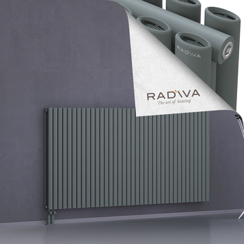 Tano Radiateur En Aluminium 1000x2138 Anthracite Bas à gauche 50mm