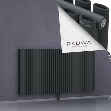 Tano Radiateur En Aluminium 1000x2196 Anthracite Foncé Bas Milieu 50mm