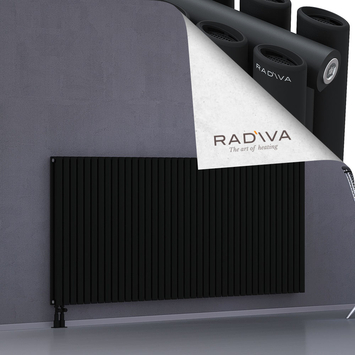 Tano Radiateur En Aluminium 1000x2254 Noir Bas à gauche 50mm