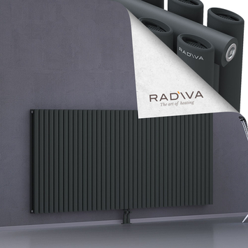 Tano Radiateur En Aluminium 1000x2312 Anthracite Foncé Bas Milieu 50mm