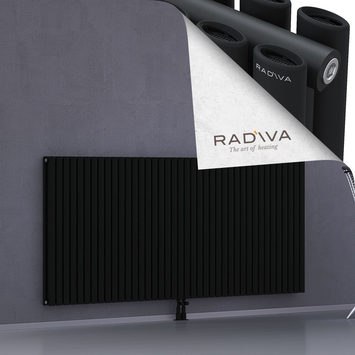 Tano Radiateur En Aluminium 1000x2312 Noir Bas Milieu 50mm